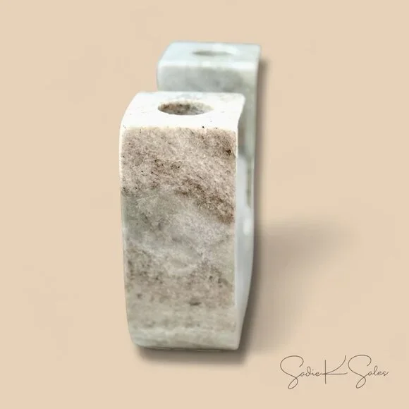 Marble Taper Candle Holder - Threshold Studio McGee - Target Fall 2022 - Picture 9 of 10